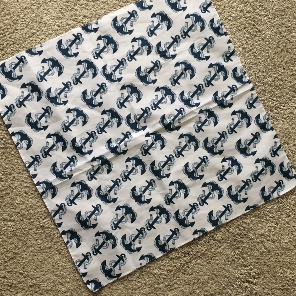 Anchor bandana rockabilly scarf anchor hair scarf